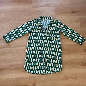 Hanna Andersson Holiday Flannel Nightshirt - 100% organic cotton